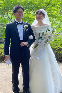 ウェディングドレス先輩花嫁