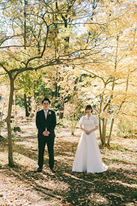 ウェディングドレス先輩花嫁