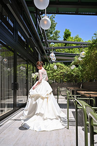 ウェディングドレス先輩花嫁